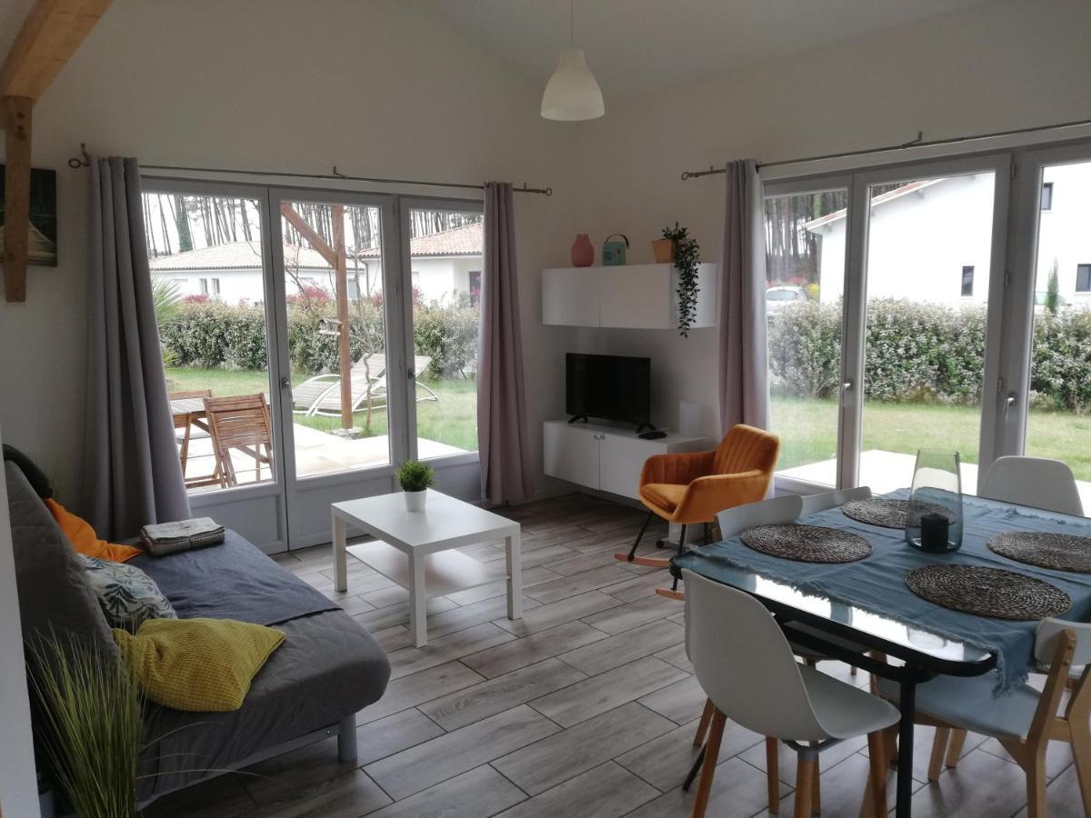 Maison Moderne Proche Lac Et Plage Leon Luaran gambar